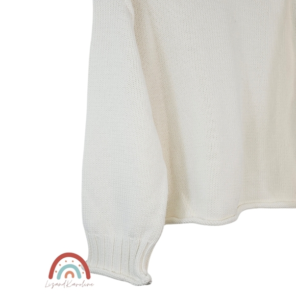 New! J. Crew 2025 Rollneck Sweater Ivory S - Picture 12 of 15